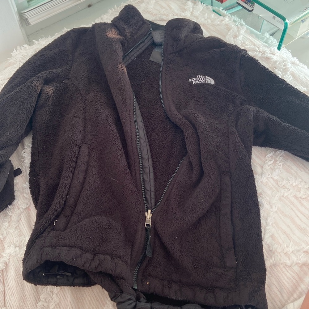Black zip up north face